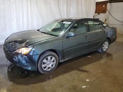 Salvage cars for sale from Copart Ebensburg, PA: 2002 Toyota Camry LE