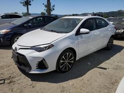 Salvage cars for sale from Copart San Martin, CA: 2017 Toyota Corolla L