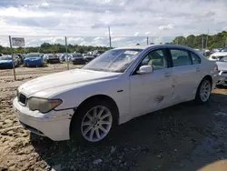 Salvage cars for sale at Seaford, DE auction: 2005 BMW 745 LI