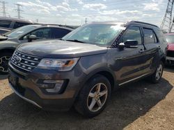Salvage cars for sale at Elgin, IL auction: 2016 Ford Explorer XLT