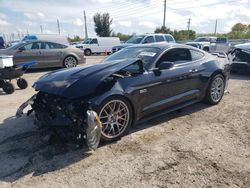 Salvage cars for sale from Copart Miami, FL: 2021 Ford Mustang GT