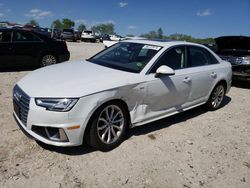 Salvage cars for sale at West Warren, MA auction: 2019 Audi A4 Premium Plus