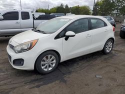 Salvage cars for sale from Copart Denver, CO: 2013 KIA Rio EX
