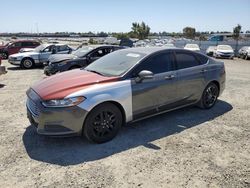 Salvage cars for sale at Antelope, CA auction: 2015 Ford Fusion SE