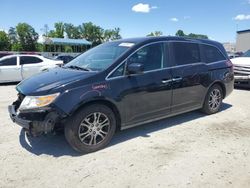 Salvage cars for sale at Spartanburg, SC auction: 2012 Honda Odyssey EX