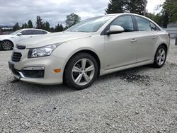 Salvage cars for sale from Copart Graham, WA: 2015 Chevrolet Cruze LT