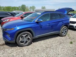 Salvage cars for sale at Davison, MI auction: 2022 Hyundai Tucson Limited