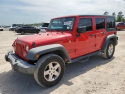 Salvage cars for sale from Copart Houston, TX: 2016 Jeep Wrangler Unlimited Sport