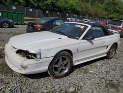 Salvage cars for sale at Waldorf, MD auction: 1998 Ford Mustang