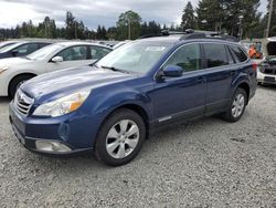 Salvage cars for sale from Copart Graham, WA: 2011 Subaru Outback 2.5I Premium