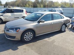 Salvage cars for sale at Assonet, MA auction: 2015 Volkswagen Passat S
