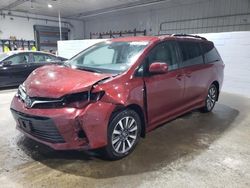 Salvage cars for sale at auction: 2019 Toyota Sienna LE