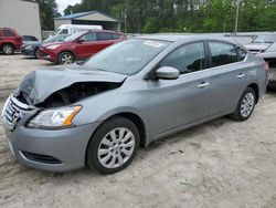 Salvage cars for sale at Seaford, DE auction: 2014 Nissan Sentra S