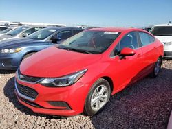 Salvage cars for sale from Copart Phoenix, AZ: 2016 Chevrolet Cruze LT