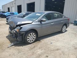 Salvage cars for sale at Jacksonville, FL auction: 2017 Nissan Sentra S