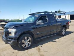 Salvage trucks for sale at Woodhaven, MI auction: 2016 Ford F150 Super Cab