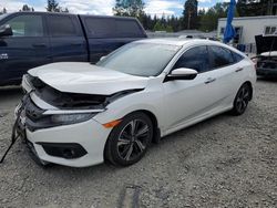 Honda salvage cars for sale: 2018 Honda Civic Touring