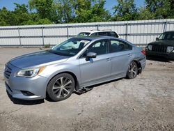 Salvage cars for sale at West Mifflin, PA auction: 2015 Subaru Legacy 2.5I Limited