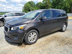 Salvage cars for sale at Concord, NC auction: 2016 KIA Sedona LX