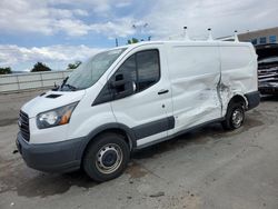 Salvage cars for sale at Littleton, CO auction: 2017 Ford Transit T-250