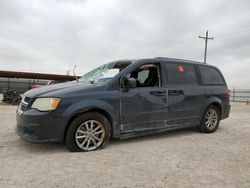 Salvage cars for sale at Andrews, TX auction: 2014 Dodge Grand Caravan SXT