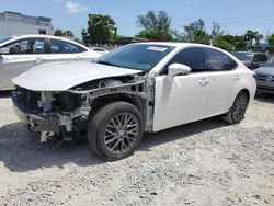 Salvage cars for sale at Opa Locka, FL auction: 2018 Lexus ES 350
