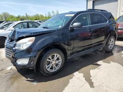 Salvage cars for sale at Duryea, PA auction: 2016 Chevrolet Equinox LT