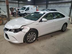 Salvage cars for sale at Des Moines, IA auction: 2015 Toyota Camry Hybrid