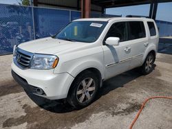 Salvage cars for sale from Copart Riverview, FL: 2015 Honda Pilot Touring