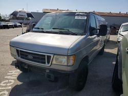 Salvage trucks for sale at Van Nuys, CA auction: 2003 Ford Econoline E150 Van