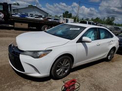 Salvage cars for sale at Pekin, IL auction: 2016 Toyota Camry LE