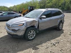 Salvage cars for sale from Copart Marlboro, NY: 2018 Jeep Cherokee Latitude