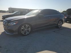 Salvage cars for sale at Wilmer, TX auction: 2016 Mercedes-Benz E 350
