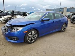 Salvage cars for sale at Woodhaven, MI auction: 2017 Honda Civic EXL