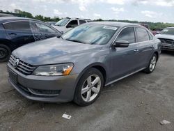 Salvage cars for sale from Copart Cahokia Heights, IL: 2013 Volkswagen Passat SE