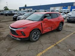 Salvage cars for sale at Woodhaven, MI auction: 2023 Chevrolet Blazer 2LT