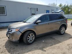 Salvage cars for sale at Lyman, ME auction: 2012 Ford Edge SEL