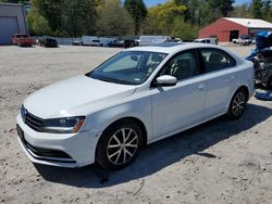 Salvage cars for sale at Mendon, MA auction: 2017 Volkswagen Jetta SE