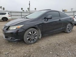 Salvage cars for sale from Copart Mercedes, TX: 2013 Honda Civic EXL