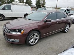 Volkswagen salvage cars for sale: 2013 Volkswagen Passat SE