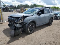 Salvage cars for sale at Chalfont, PA auction: 2023 Nissan Pathfinder SV