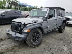 Jeep salvage cars for sale: 2020 Jeep Wrangler Unlimited Sport