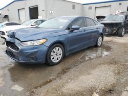 Salvage cars for sale at New Orleans, LA auction: 2019 Ford Fusion S