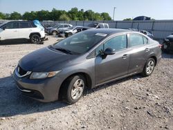 Salvage cars for sale at Lawrenceburg, KY auction: 2013 Honda Civic LX