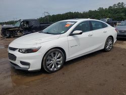 Salvage cars for sale from Copart Greenwell Springs, LA: 2017 Chevrolet Malibu Premier