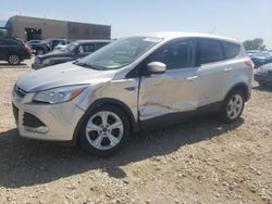 Salvage cars for sale at Kansas City, KS auction: 2016 Ford Escape SE