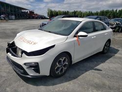 Salvage cars for sale from Copart Montreal Est, QC: 2021 KIA Forte EX
