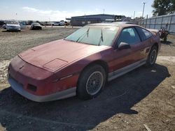 Salvage cars for sale at San Diego, CA auction: 1987 Pontiac Fiero GT