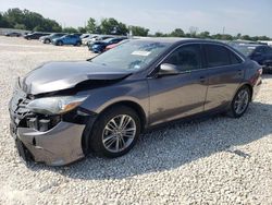 Salvage cars for sale from Copart New Braunfels, TX: 2017 Toyota Camry LE