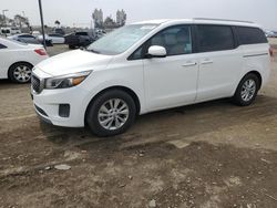 Salvage cars for sale from Copart San Diego, CA: 2016 KIA Sedona LX